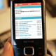 What Jana looks like on a feature phone (display simulated)